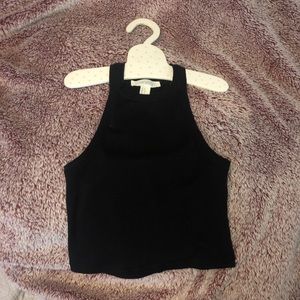 black crop top